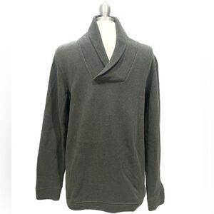 JOE Joseph Abboud olive ribbed knit 100% cotton Sleeve length is 20 1/2 inch